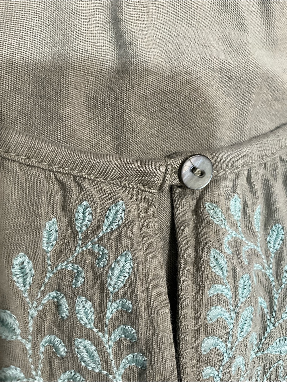 J. Jill Embroidered Boho Tunic Top, EUC - Picture 7 of 10